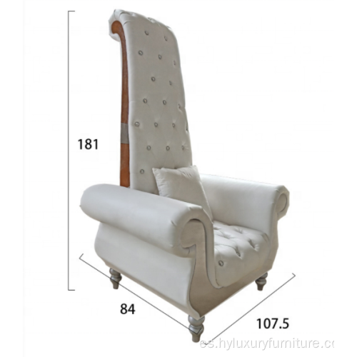 silla de masaje de spa de pedicura de lujo sin trono de plomería